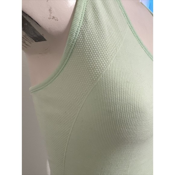 Sweaty Betty Shirt Mint Green Yoga Racerback Ribbed Mesh Tank Top XS - Picture 2 of 11